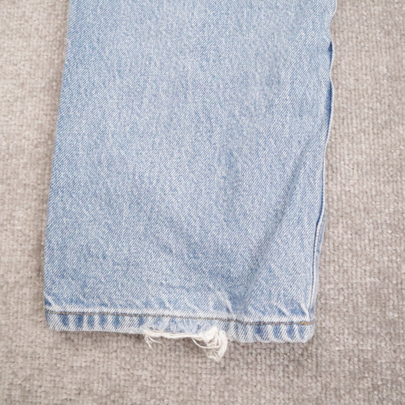 Vintage Carhartt Straight Traditional Fit 38x30 Light Wash Blue Denim Jeans - Picture 12 of 16